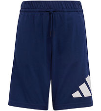 adidas Performance Shorts - J BL KN SH 210 - Dkblue/White