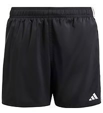 adidas Performance Badeshorts - 3S Stadt - Schwarz/Weiß