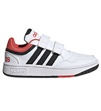adidas Performance Skór - HOOPS 3.0 CF C - Ftwwht/Cblack/Brired