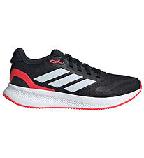 adidas Performance Skór - RUNFALCON 5 J - Cblack/Ftwwht/Lucred