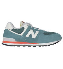 New Balance Shoes - 574 - New Spruce/Blast Red