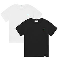 Les Deux T-shirt - 2-Pack - Nørregaard - Black/White