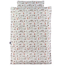 Nørgaard Madsens Bedding - Baby - White w. Fox And Deer