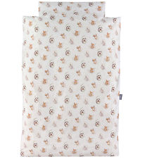 Nørgaard Madsens Bedding - Baby - White w. Little Foxes And Hedg