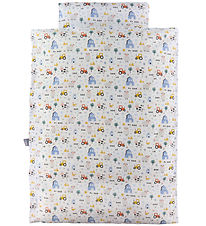 Nørgaard Madsens Bedding - Baby - White w. Farm Animals