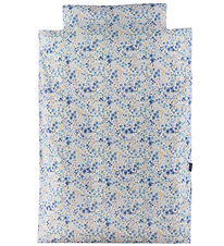 Nørgaard Madsens Bedding - Adult - White w. Blue Flowers