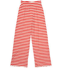 The New Trousers - Rib - TnMoore Wide - Poppy Red Striped