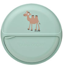 Carl Oscar Nestisbox - Snarldiskur - 15 cm - Grænt M. Camel