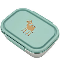 Carl Oscar Lunchbox - Steelish - 1 L - Green w. Camel