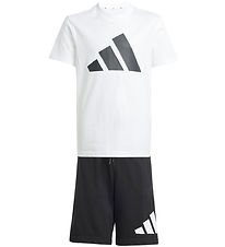 adidas Performance Shorts Set - J BL - White/Black