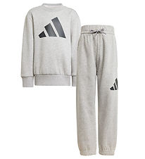 adidas Performance Sweat Set - LK BL FL Jog - Mgreyh/Black