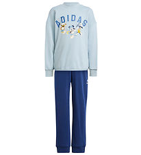 adidas Performance Sweat Set - LK DY Swtjog - Wonblu/Creblu