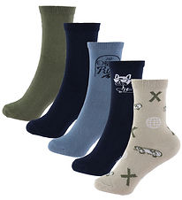 Name It Socks - 5-Pack - NkmVax - Dark Sapphire