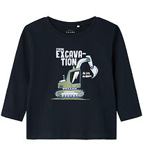 Name It Blouse - NmmVagno - Dark Sapphire/Excavation