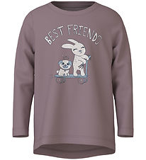 Name It Blouse - NmfViolet - Elderberry/Friends