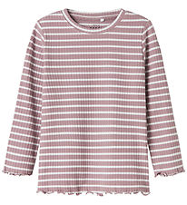 Name It Blouse - NmfVemma - Elderberry/Bright White