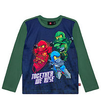 LEGO® Ninjago Bluse - LWTaffy - Grün/Navy m. Print