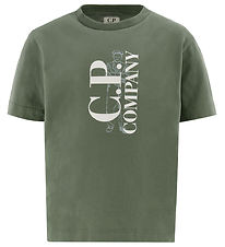 C.P. Company T-shirt - Army Green w. White/Dusty Green