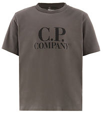 C.P. Company T-shirt - Mdesert gray w. Black