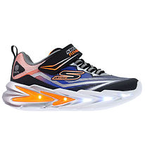 Skechers Shoes w. Light - Flex-Glow Ultra - Black/Blue
