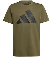 adidas Performance T-shirt - J BL - Olistr/Black