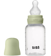 BIBS Feeding Bottle - 150 mL - Silicone - Sage