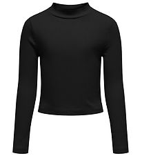 Kids Only Bluse - Rib - Noos - KogBelfast - Schwarz