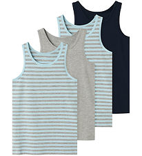 Name It Unterhemd - Noos - 4er-Pack - NkmTank - Aquamarin