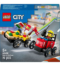 LEGO® City - Pizza vs. Fire Truck Race Car Pack 60458 - 70 Sett