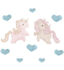 That's Mine Wallstickers - Unicorn Tvíburar - 10 Partar - Rose