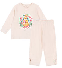 Konges Sløjd Pyjamas - 2-delad - Gio Bow - Soft Rosa
