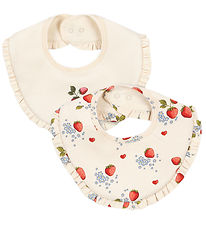 Konges Sløjd Teething Bib - 2-Pack - Jam Mix