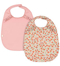 Konges Sløjd Bib - 2-Pack - Kaluka/Bridal Rose