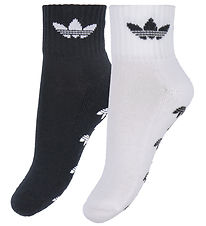 adidas Originals Socks w. Anti-Slip - 2-Pack - Black/White