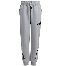 adidas Performance Byxor - Z.N.E. - Gråmelerad m. Svart