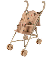 Konges Sløjd Puppe Buggy - Bow Kitty Pink