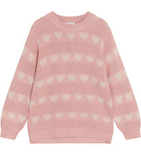 Hust and Claire Blouse - Knitted - Bamboo - Pos - Dusty Rose