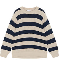 Hust and Claire Blouse - Knitted - Bamboo - Pos - Blues