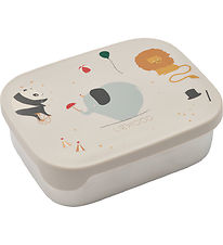Liewood Lunchbox - Silicone/Steel - Arthur - Circus/Sandy