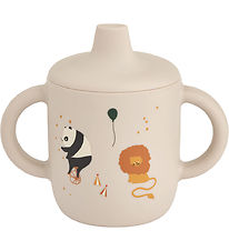 Liewood Cup w. Spout Lid - Neil - Silicone - 150 mL - Circus/San