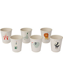 Liewood Cups - Lana - 6-Pack - Circus/Sandy