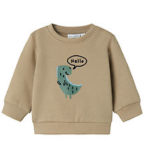 Name It Peysa - NbmVonne - Weathered Teak/Hello/Risaeðla
