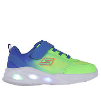 Skechers Shoes w. Light - Krendox - Blue/Lime