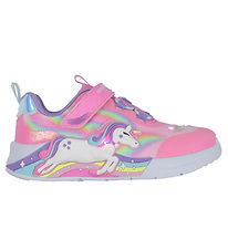 Skechers Shoes w. Light - Unicorn Chaser - Pink/Multi