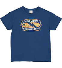 Freds World T-shirt - Back Soon - Navy