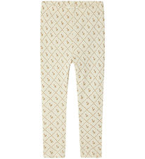 Lil' Atelier Leggings - Rib - NmfGago - Turteltaube