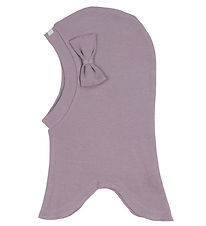 Racing Kids Balaclava - Single Layer - Elderberry w. Bow