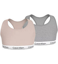 Calvin Klein Tops - 2er-Pack - Silberpfingstrose/Grauheide