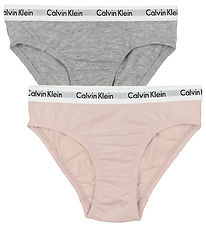 Calvin Klein Slips - 2er-Pack - Shorty - Silverpeony/Greyheather