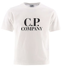 C.P. Company T-shirt - Gauze White w. Black
